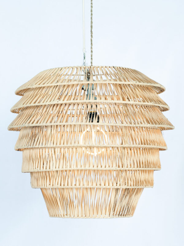 Lyra Rattan Pendant Light in Natural