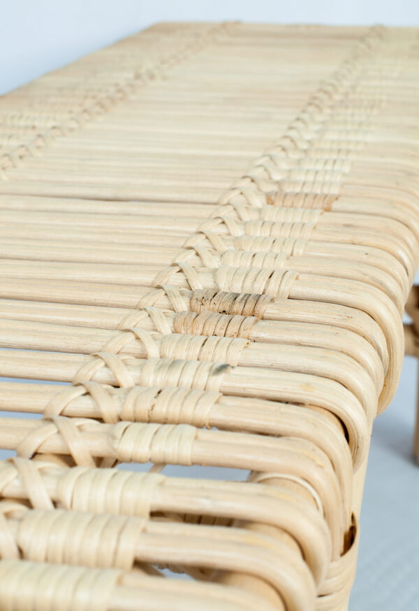 High Quality Rattan Ello Bench Enjoy Ultimate Tropical Comfort and Bohemian Touch in Outdoor Spaces - Gambar 3