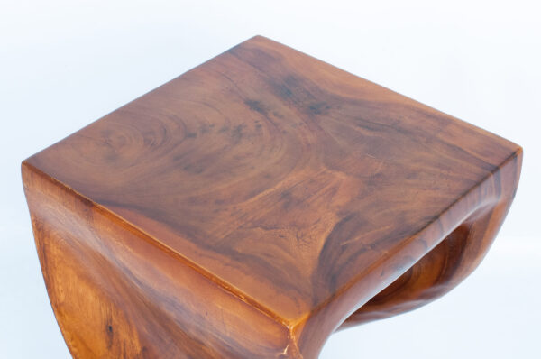 Best-Selling Suar Wood Natural Walnut Oil Dual-Purpose Twivora Side Table for Bedroom Living Room or Hotel as Coffee Table Bench - Gambar 3
