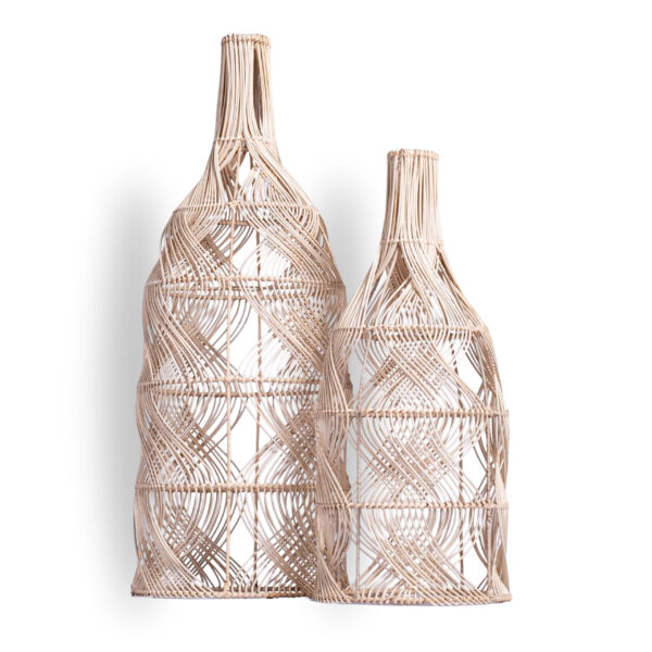 Kepang Modern Design Indoor Lampshade & Cover (S & L) Adds Elegant Warmth & Style to Any Room