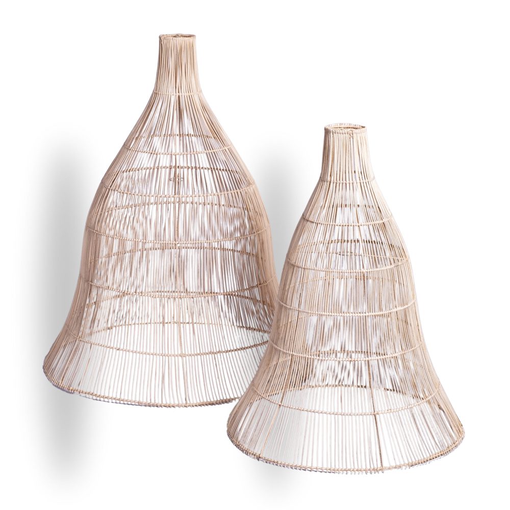 Twinora Modern Elegant Handmade Lamp Set with Intricate Cover & Lampshade for Indoor Display in Every Corner
